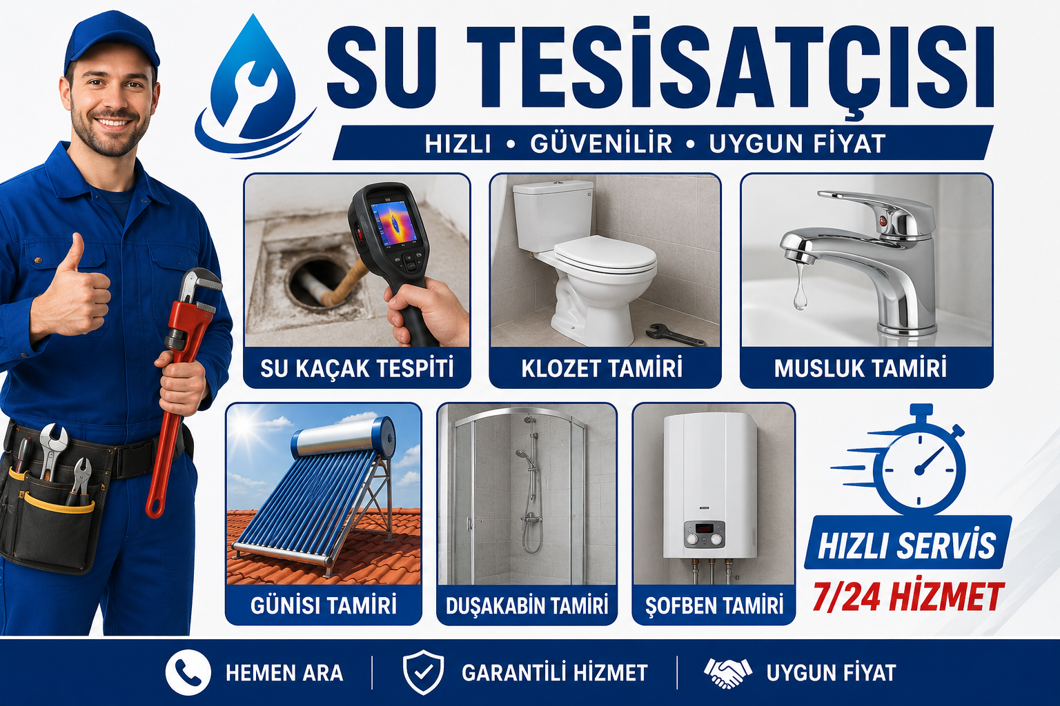 Antalya su tesisatçısı – usta boru tamiri