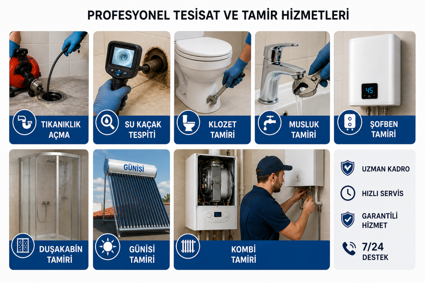 Duacı su tesisatçısı hizmetleri